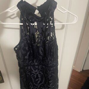 Mid-length bardot dress size 4/xs